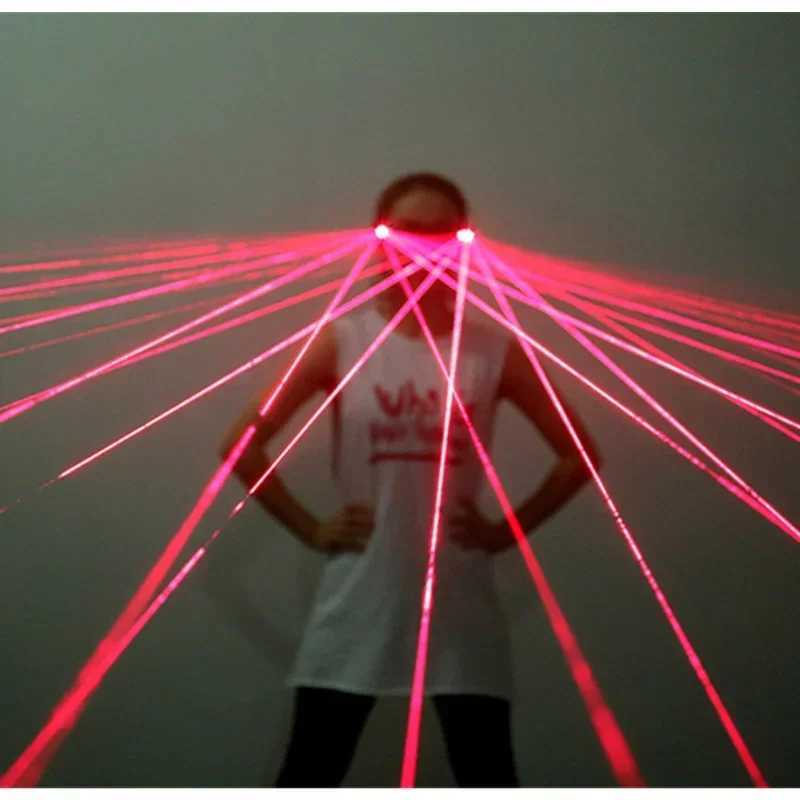 Led Rave Toy RGB Bar Laser Party Light Glasses DJ Beam Glasses Portable Party Stage Lighting Bar Nightclub Disco Light Party LED Light 240410