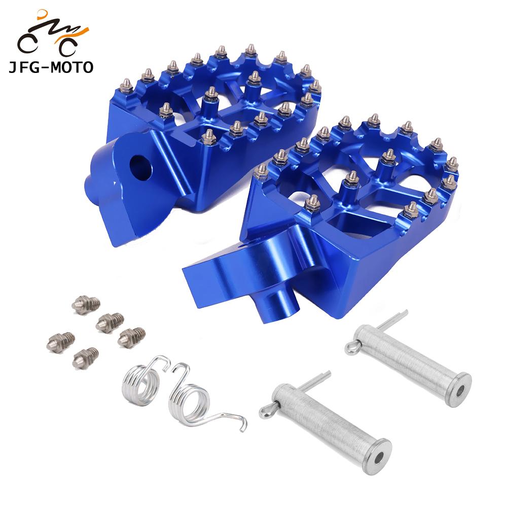 Motorcycle CNC Footrest Footpeg Foot Pegs For YAMAHA YZ 65 85 125 250 125X 250X 250FX 450FX WR 250F 450F YZF WRF 250 450 2021