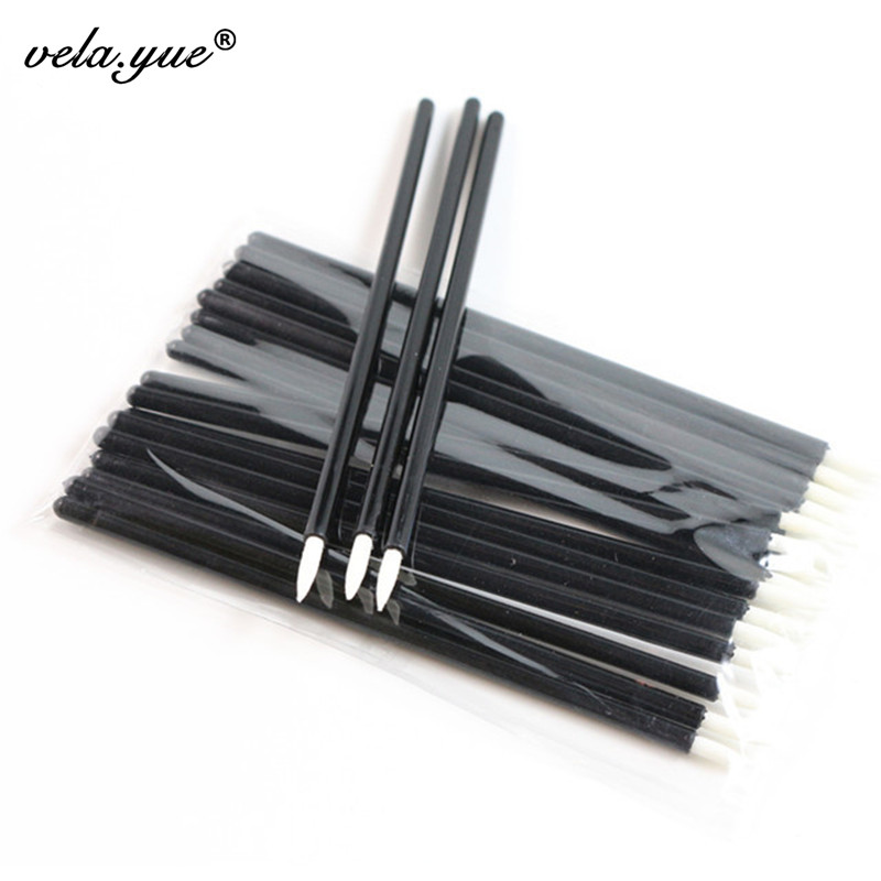 bbd b Disposable Eyelash pcs lot Mascara Brush Sponge Eyeliner Applicator Eyes Makeup Brushes Beauty es