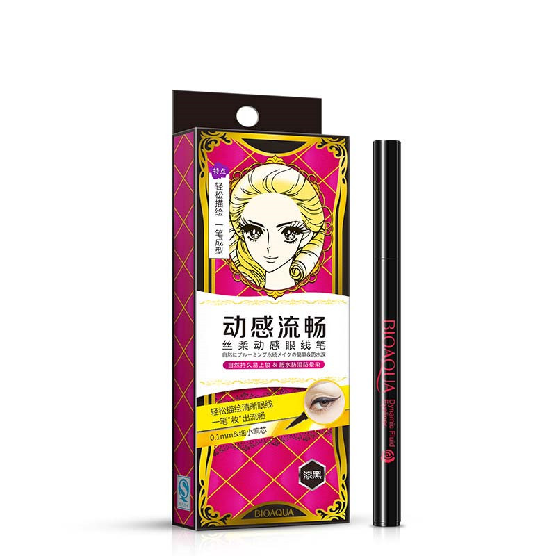 c b Lasting Eye pcs Black Long Liner Pencil Waterproof Eyeliner Smudge Proof Cosmetic Beauty Makeup Liquid Pen liner