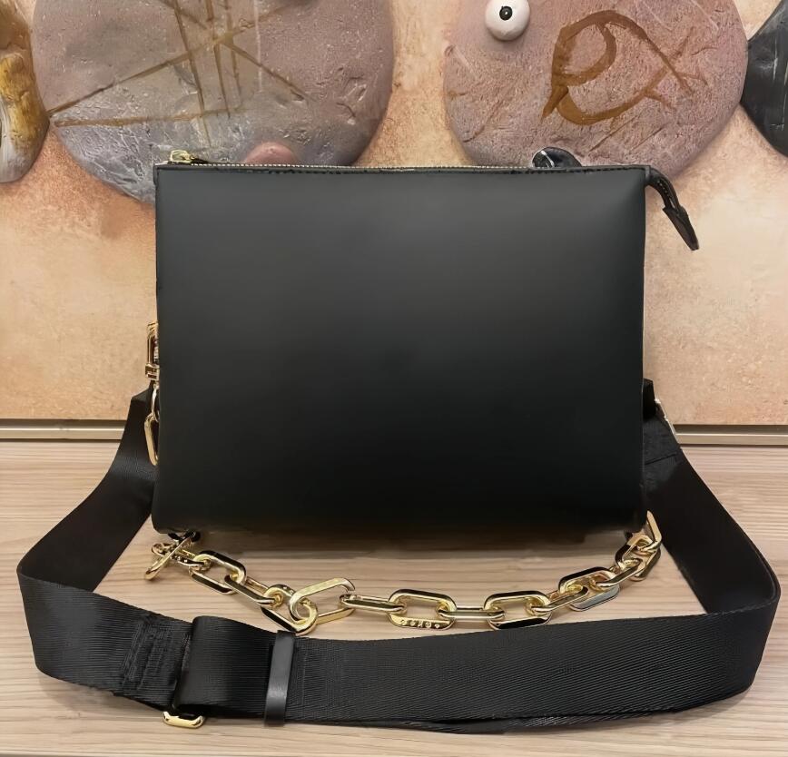 10A Genuine Leather Designer bag Coussin PM Shoulder Bags Crossbody Gold Chain totes Handbag Purse pouch Wide Removable straps wallets 3 inside compartments 26cm