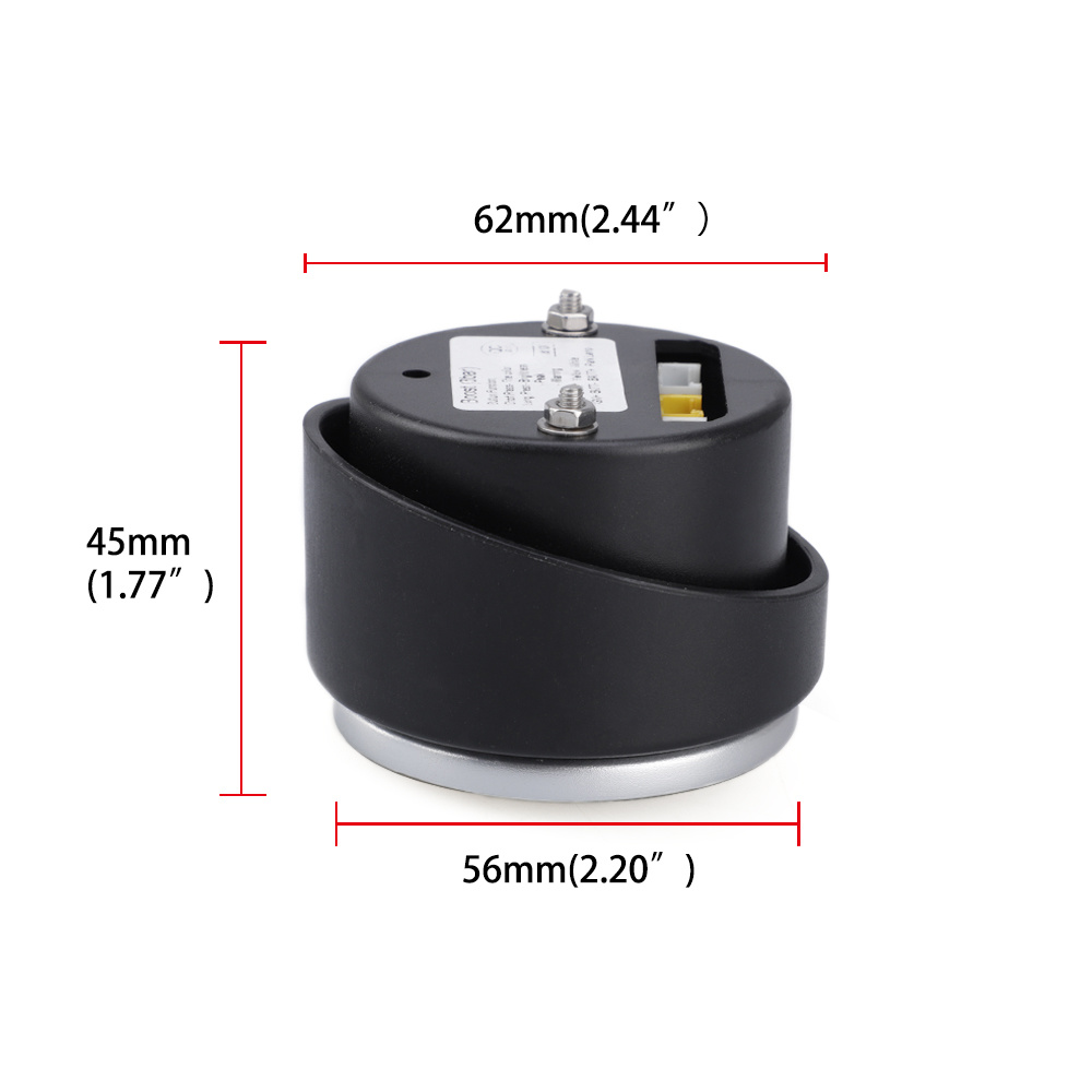 Cnspeed 2" 52mm Car Digital Turbo Boost Gauge Tachometer Rpm Gauge Water Oil Temperature Oil Pressure Meter With Sensor