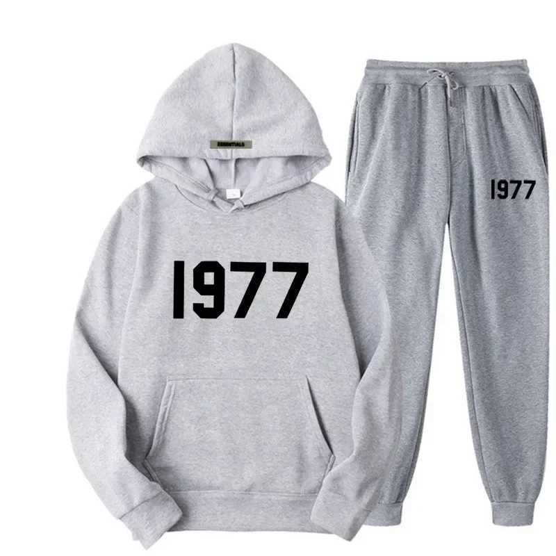 Fear Of Godhoodie Tracksuits Set Mens Womens Essentialsaly Hoodie Brand High Purity Autumn Winter Warm Number Fear Of Good Hoodie Tracksuit Classic Piece Style 777