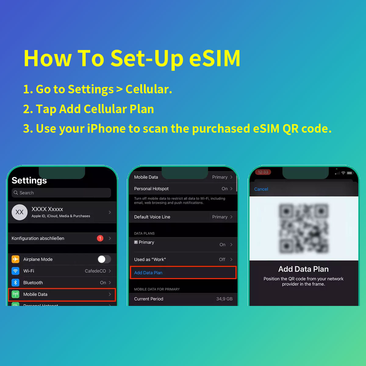 China Travel SIM / eSIM Card China Hongkong Macao Prepaid Data Sim Card 5G / 4G WIFI Unlimited Internet Data Plans Sim Card