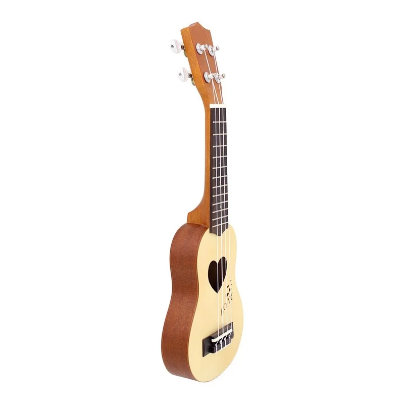 17 Inches Mini Ukulele Light Waist Couple Guitar Uke Sapele Spruce Instrument Ukulele Bag Included Guitar Musical Instruments