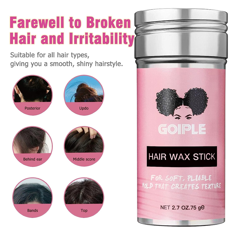 GOIPLE Edge Control Gel Black Women Frizz Fixed Wax Stick Lace Front Wig Glue Waterproof Bond Adhesive Remover Hair Styling Kit