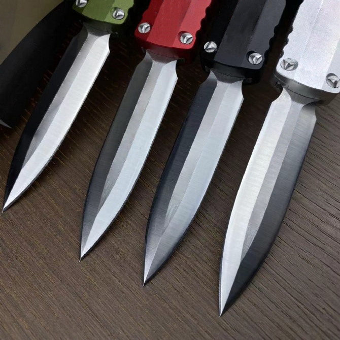 High End Tactical Knife D2 Satin ction Blade CNC Aviation Aluminum Handle Outdoor Camping Hiking EDC Pocket Knives with Retail Box