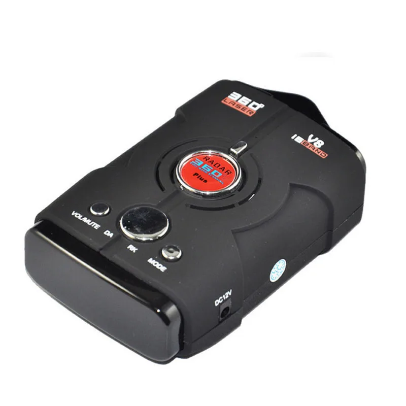 Car Radar Detector V8 360 Degree English Voice Warning Laser Alarm 16-Band LED Display Tools Multi Function - view 4