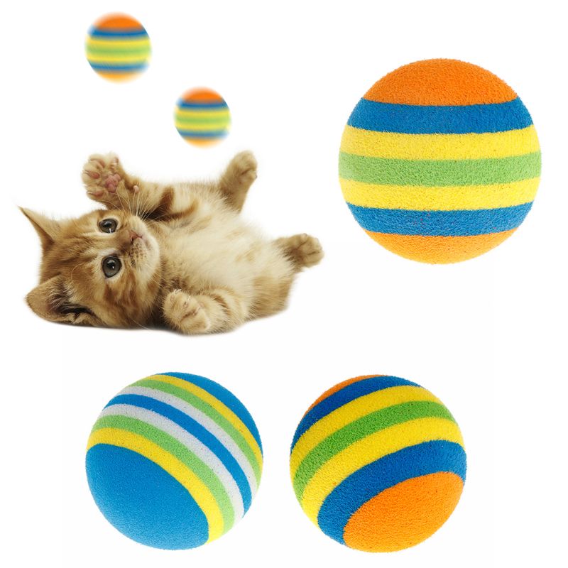 new Pack of 10 Dog Balls Interactive Toy Bal for Pet Small Dog Outdoor