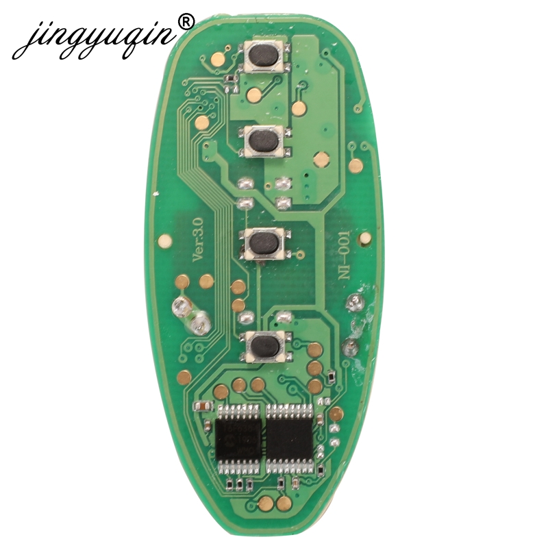 jingyuqin CWTWBU729 /CWTWBU735 Car Remote Key for 2025 Nissan Tiida Teana Altima Maxima Armada Xtrail Pathfinder Rogue new Versa juke
