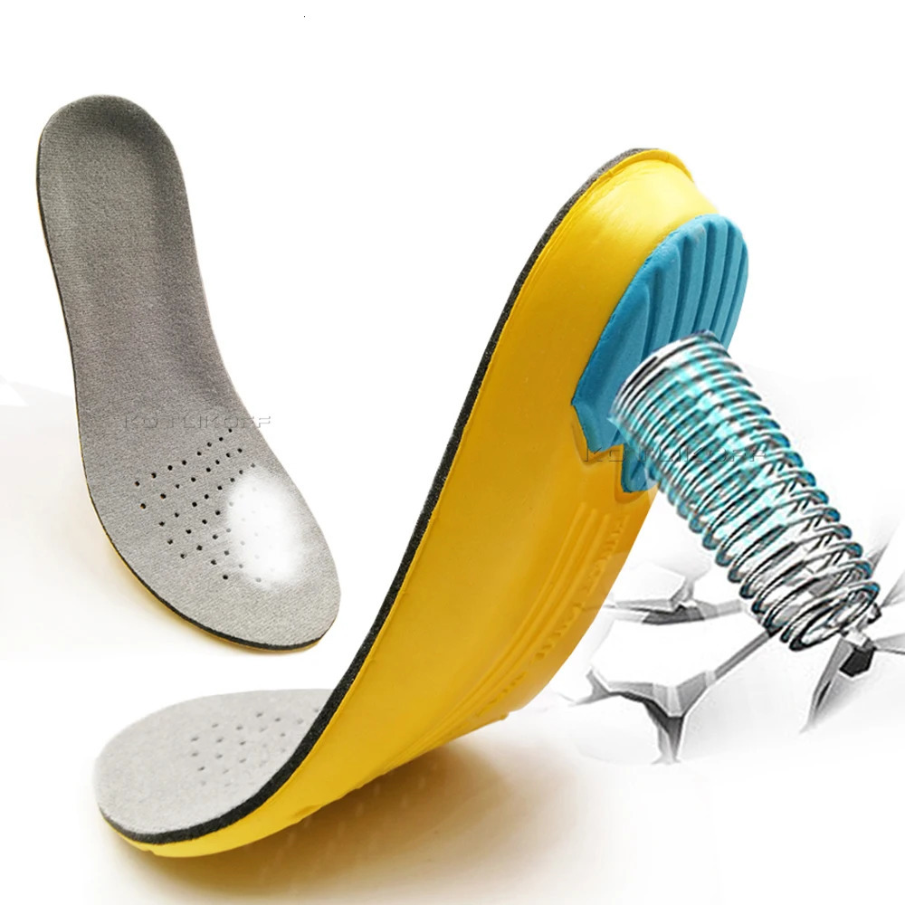 Shoe Inserts Pad Soft Sport Insoles Memory Foam Breathable Outdoor Running Silicone Gel Cushion Orthopedic Insoles EU 35-47 Size 240329