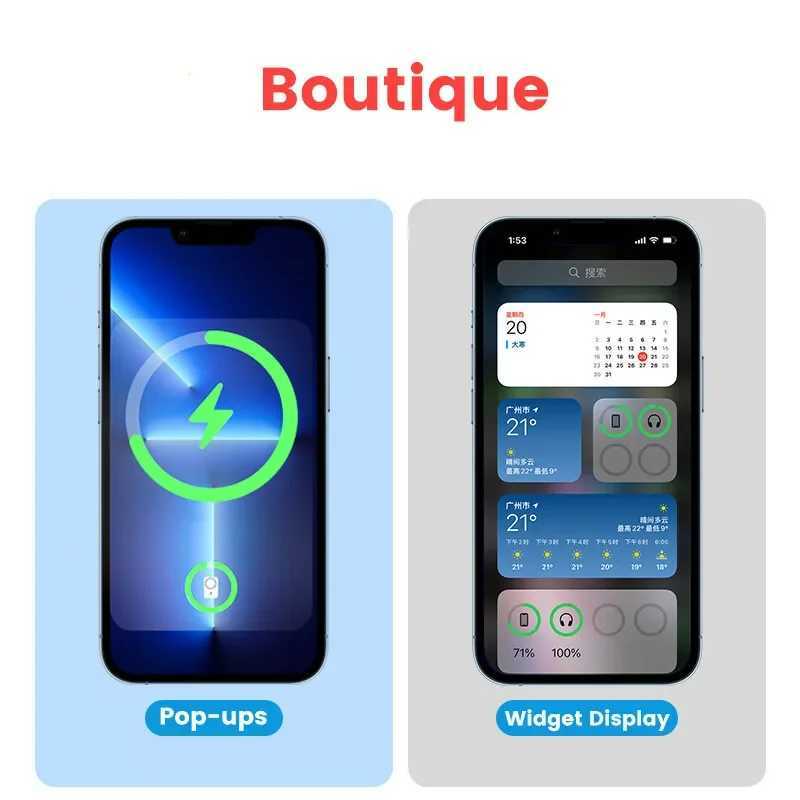 Power bank Magnetic 30000mAh Power Bank Wireless Portable Fast Charger Slim Metal Powerbank External Spare Battery For iPhone 15 14 Xiai Z241108
