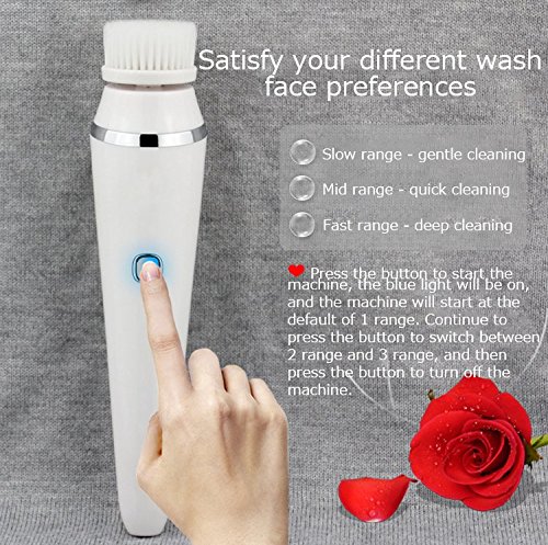 b Sell Hot IN Face Electric Brush Deep Pore Clear Wash hine Makeup Remove Facial Massager Cleansing