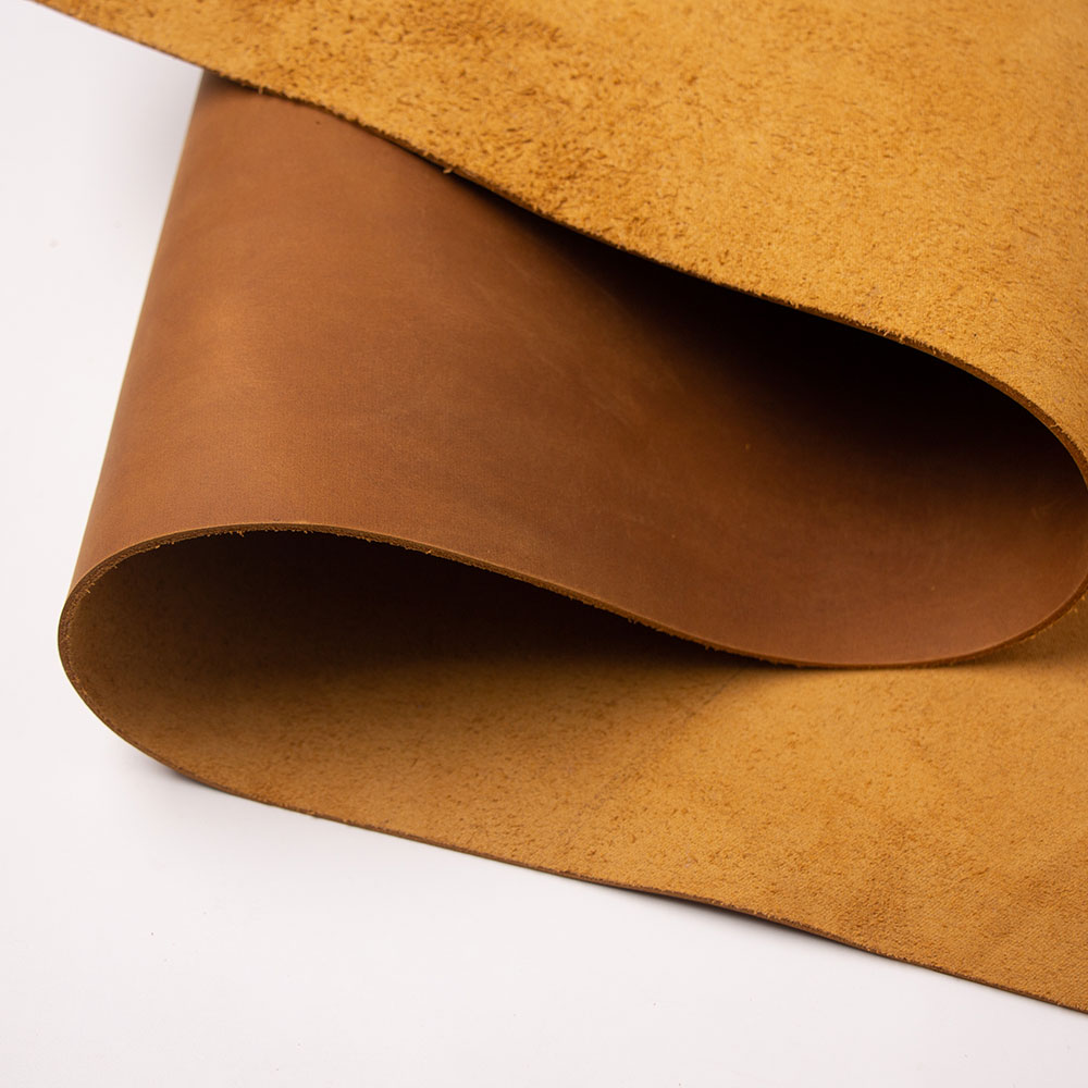 Natural real Cow Skin Leather Crazy Horse Leather Pull-Up tanned Genuine Leather for Diy Leather Craft for Belt Wallet Bag Shoes