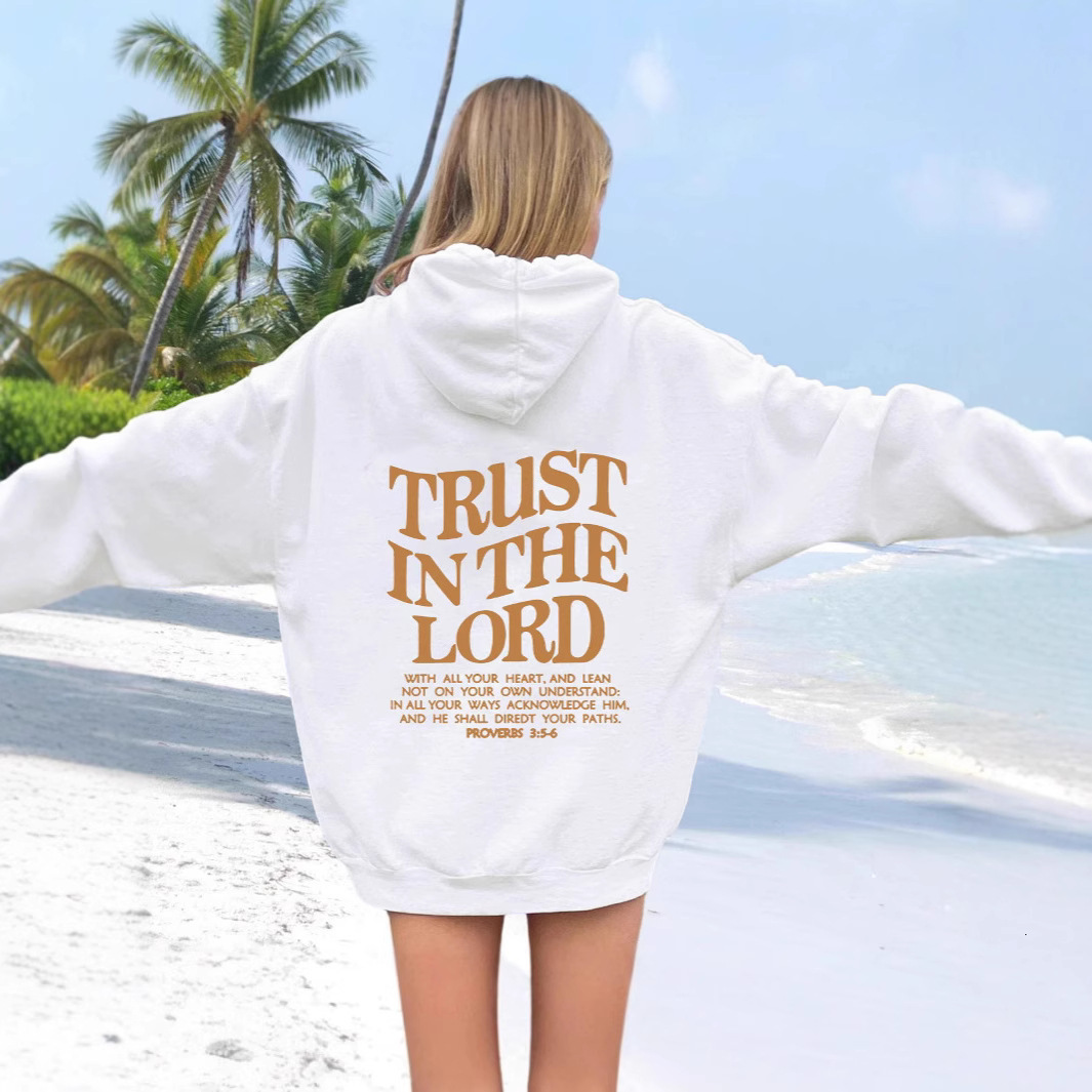 Designer's new autumn winter women's fashion letter printed hooded sweatshirt with round drawstring and fleece