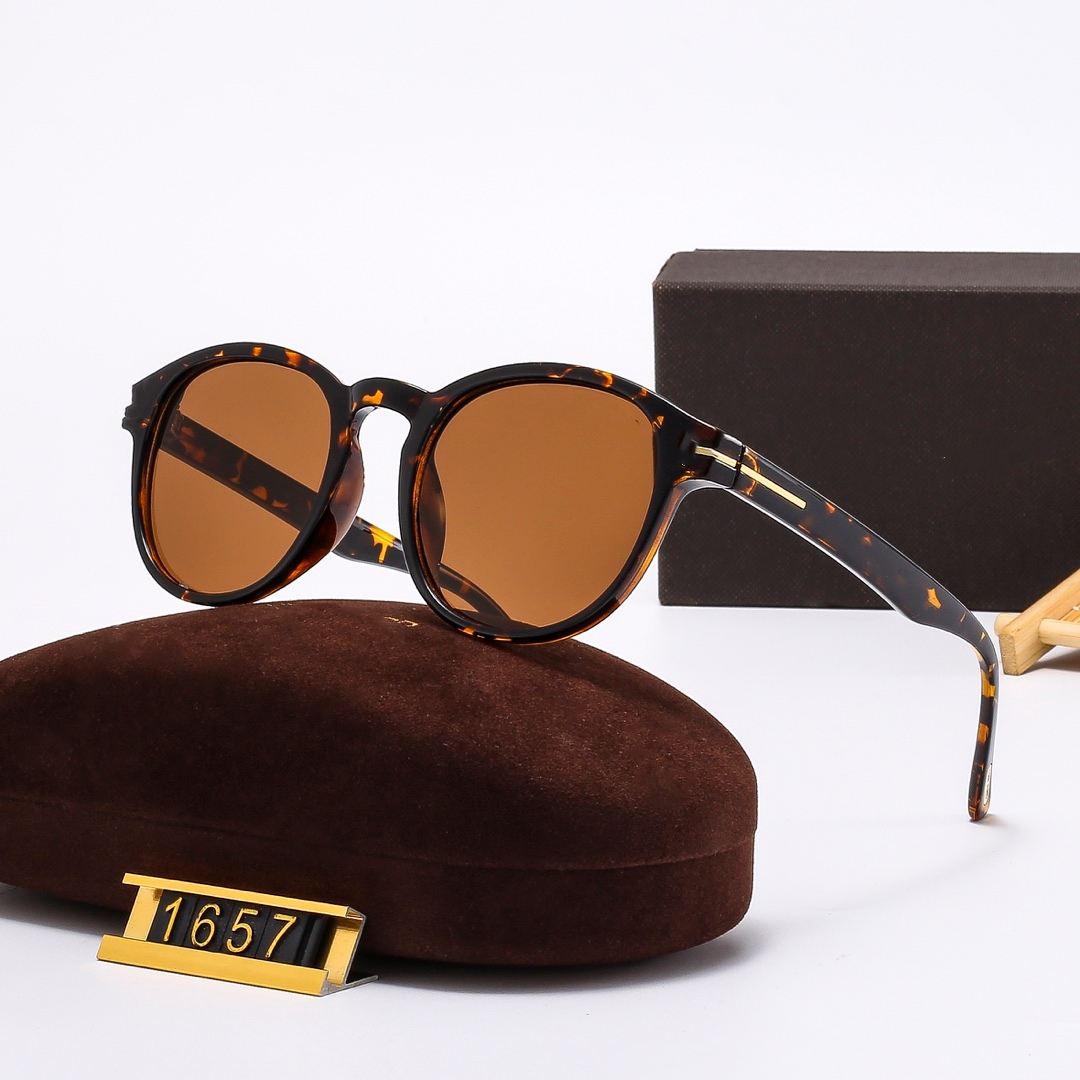 Classic Round Sunglasses Designer Eyewear Metal Black Frame Sun Glasses Men Women Mirror Sunglasses