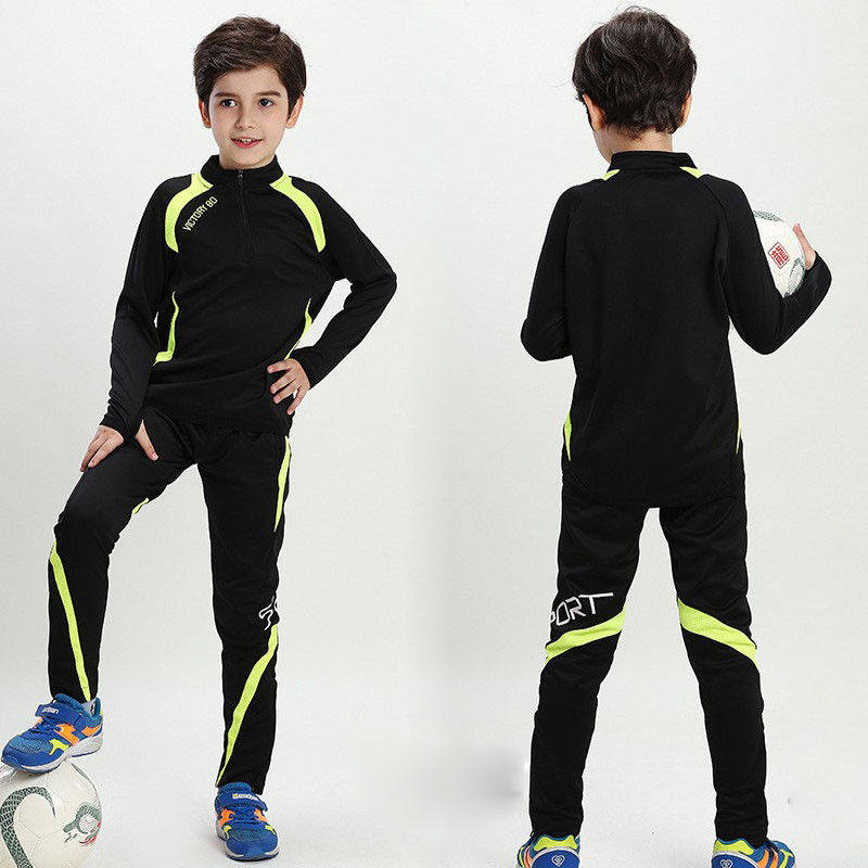 Boy Girl Autumn Running Sweatshirt + Sweatpants Children Kid Basketball Football Soccer Sets Sport Suit Tracksuit Jersey Kit 09