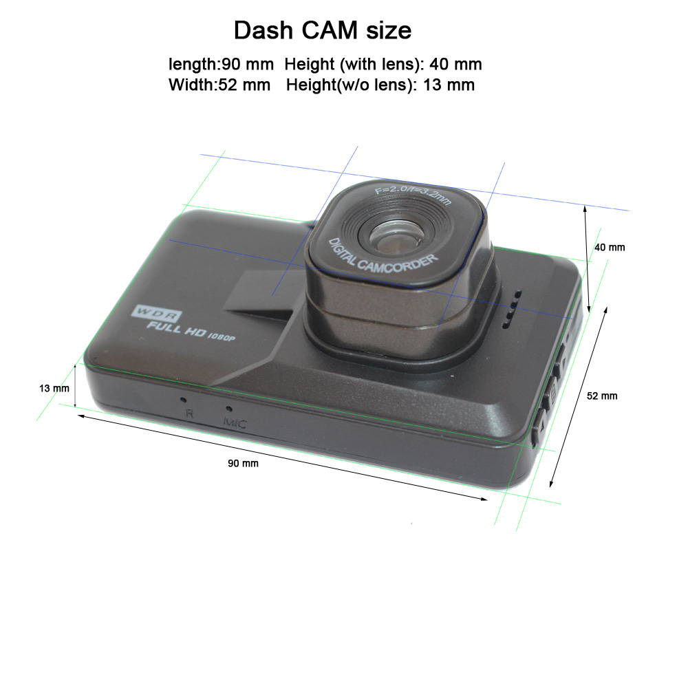 Full HD 1080P Dash Cam Video Recorder Driving For Front Car Recording Night new Wide Angle Dashcam Video 2025 Registrar Car DVR Camera