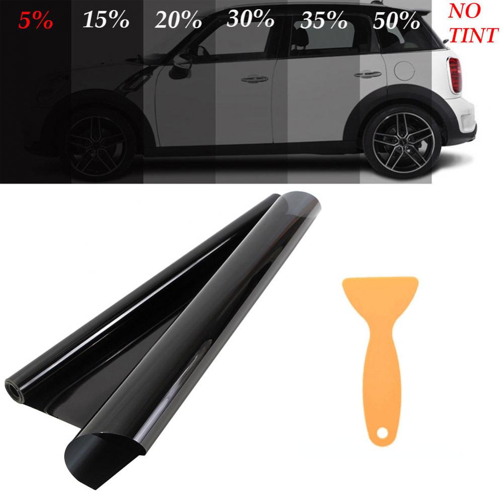 Discount 20cm*150cm Solar Film new for Car WindscreenTinted In Black Clear Solar Film Anti-UV Sun 2025 Shade Wholesale Quick delivery