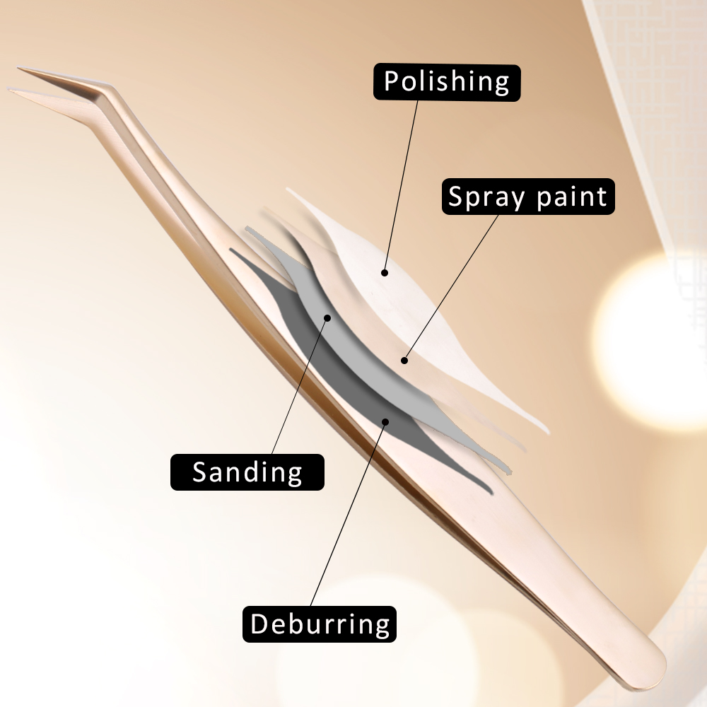 a e Premium New High Quality Style Eyelashes Tweezers Hand anti slip design Improve for D Lashes Extensions
