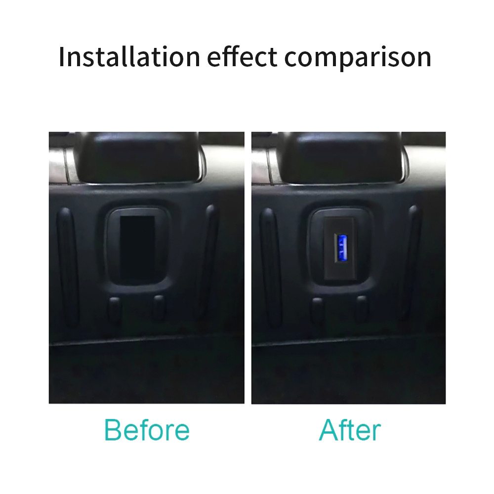 Mini USB Charger Socket 2.4A 12v new For Motorcycle Auto Truck ATV Boat Car RV Bus Waterproof 2025 Power Adapter Outlet For All Phones