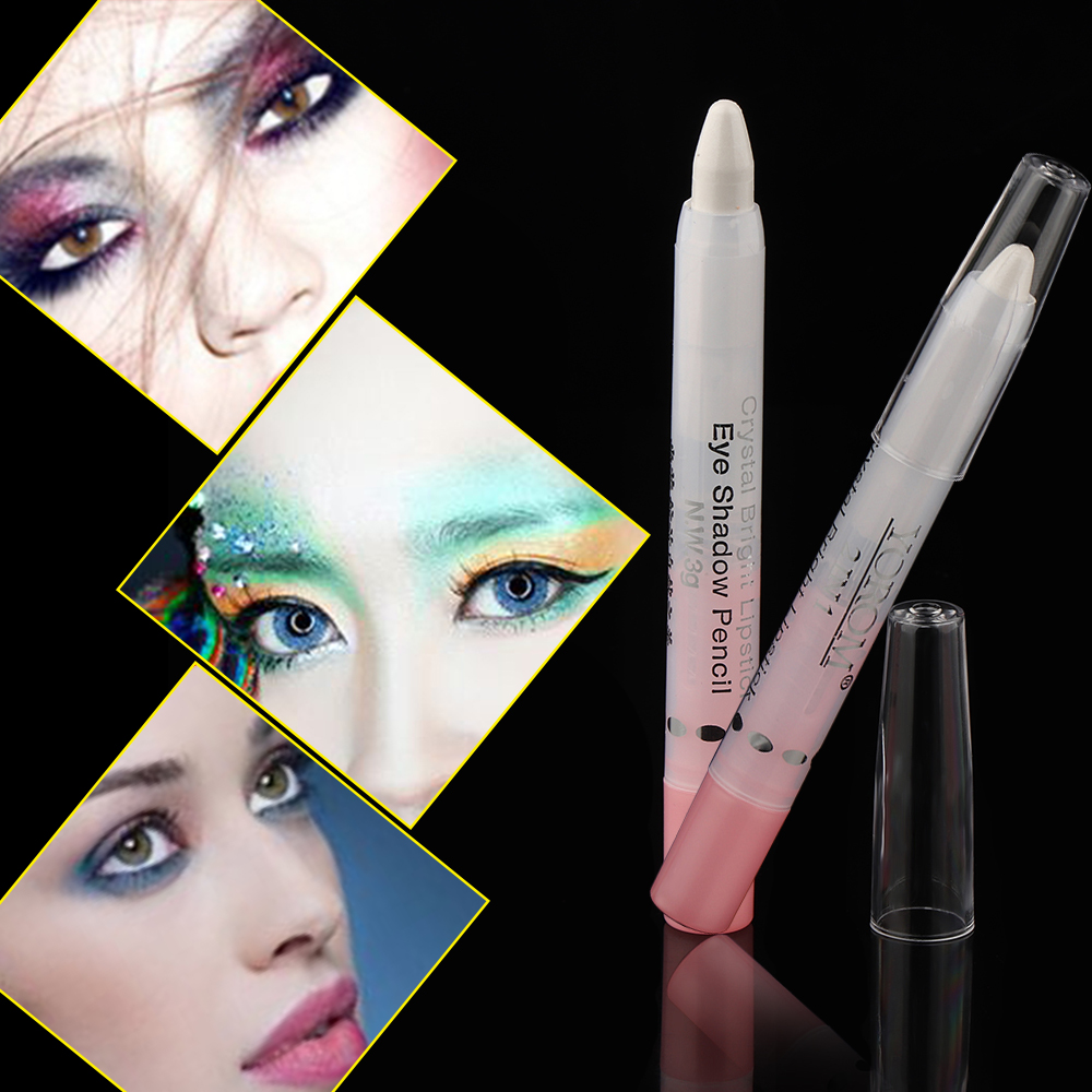 fdd White Arrival Pc Multipurpose New Glitter Pearl Glisten Pen Eye Shadow Pencil Beauty Cosmetic Makeup Tool cil