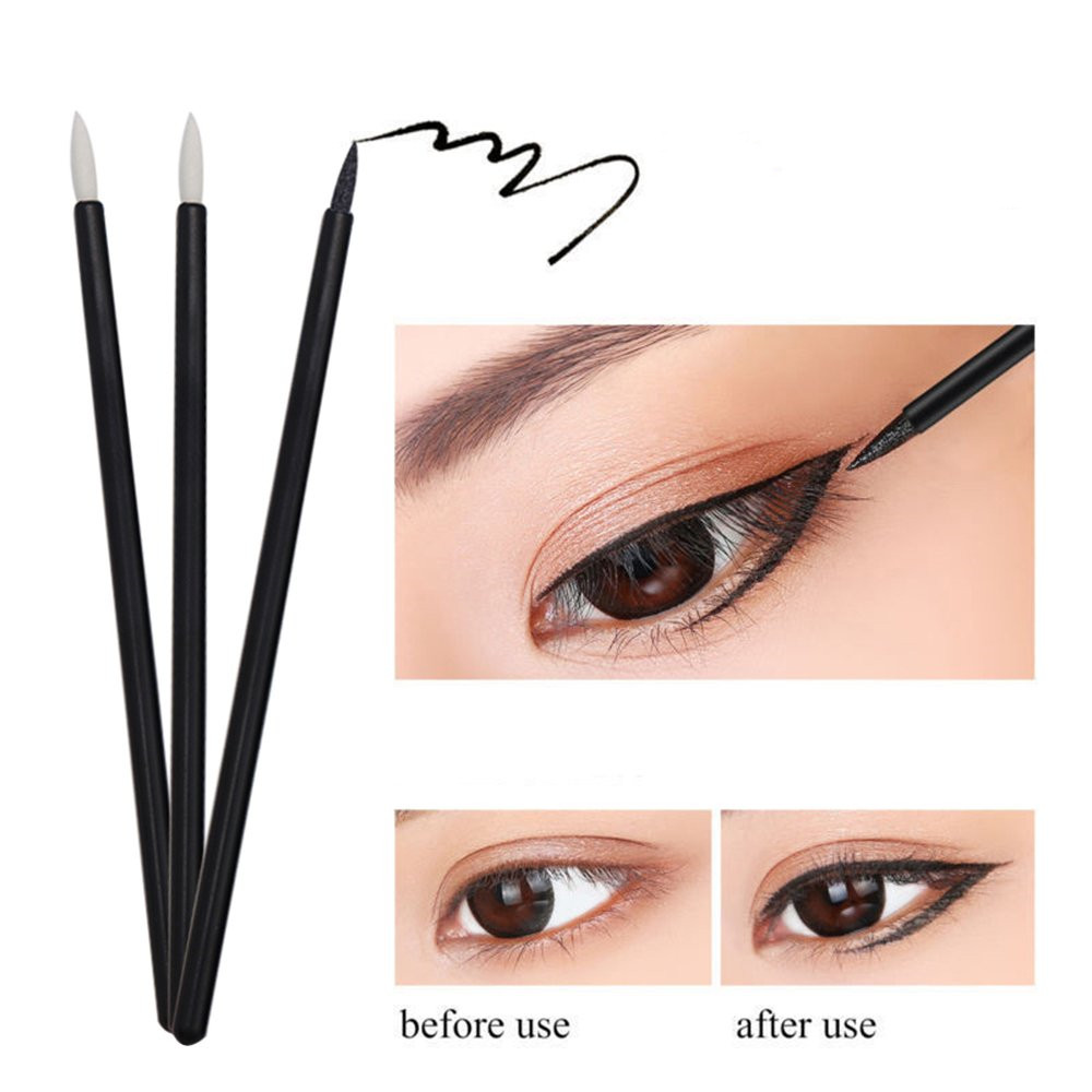 c Brush PCS Pack Disposable Makeup Professional Hard Tip Eyeliner Eye Shadow Wand Applicator Women Beauty Cosmetic