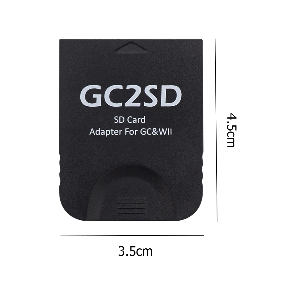 Card Adapter For Gc2sd Micro SD Plug And Play Portable Card Reader Adapter Professional ddmysmile For Gamecube Wii Game Consoles Smile