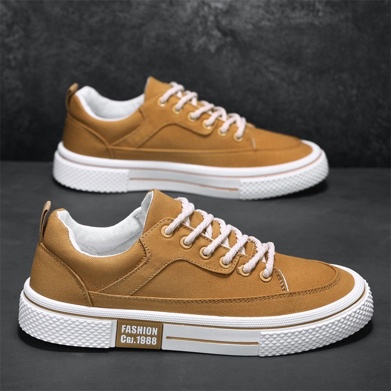 2025 Spring New Canvas Shoes Men's Korean Edition Trendy Low cut Youth Breathable Leisure Sports Student Versatile Trend