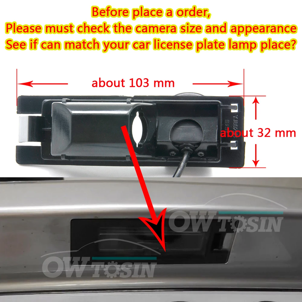 AHD 720P Vehicle Camera For Opel Astra J K H 2025 Insignia 2008-2019 new 2014-2018 Corsa C D Ampera 2011-2018 Car Backup Monitor