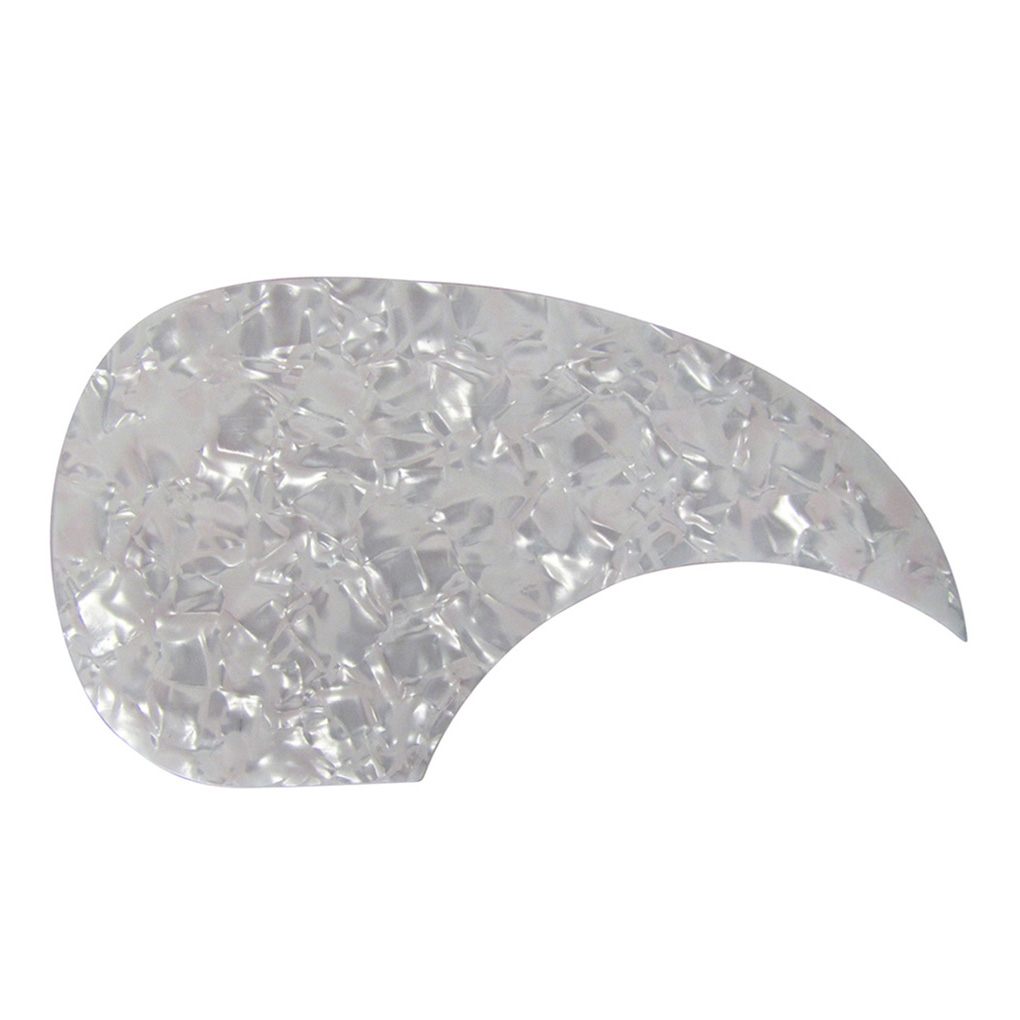 NEW Left Handed Self-adhesive Acoustic Guitar Pickguard White Pearl Scratch Plate Guitar Accessories