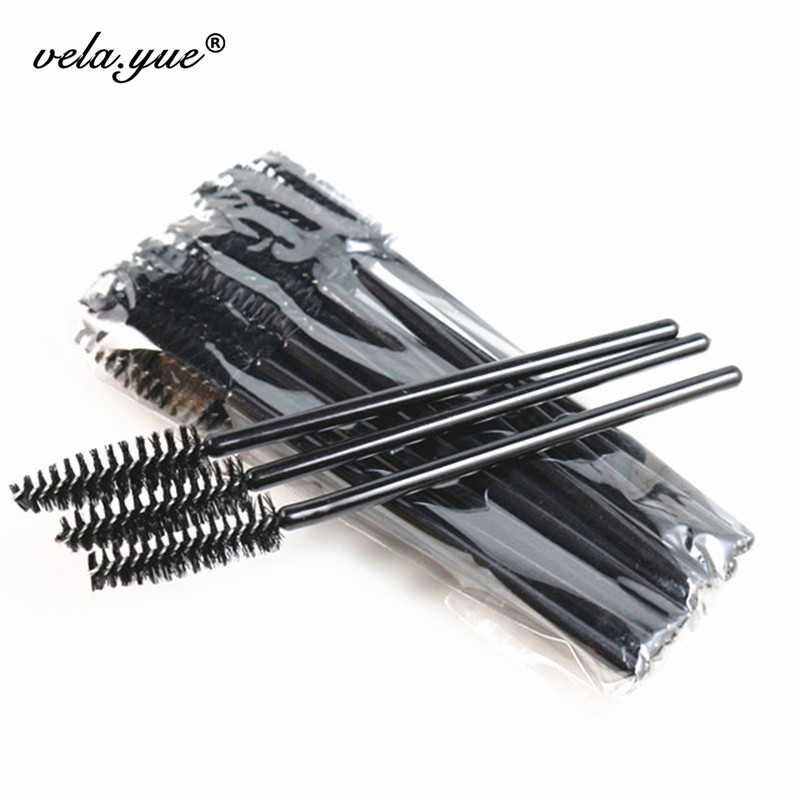 bbd b Disposable Eyelash pcs lot Mascara Brush Sponge Eyeliner Applicator Eyes Makeup Brushes Beauty es
