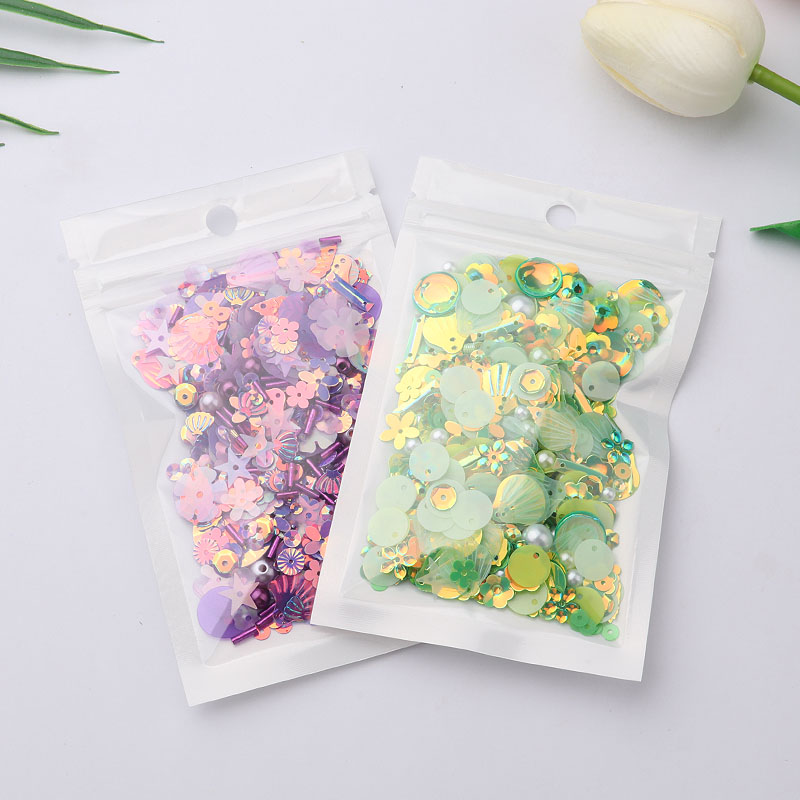 DIY Sequin For Craft Mix Star Flower Shell Leaf Shapes Sequins Lentejuelas Pearls Glass Seed Beads DIY Apparel Sewing & Fabric