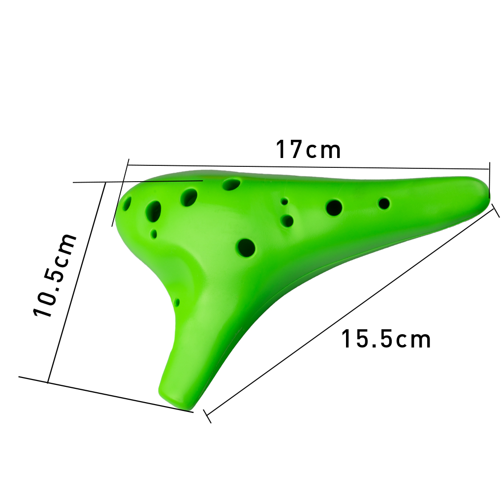 NAOMI new 12-hole Ocarina Resin Plastic Flute Alto 2025 C Key Anti-Broken Well-Crafted Beautiful Sound Unique Gift For Children Beginner
