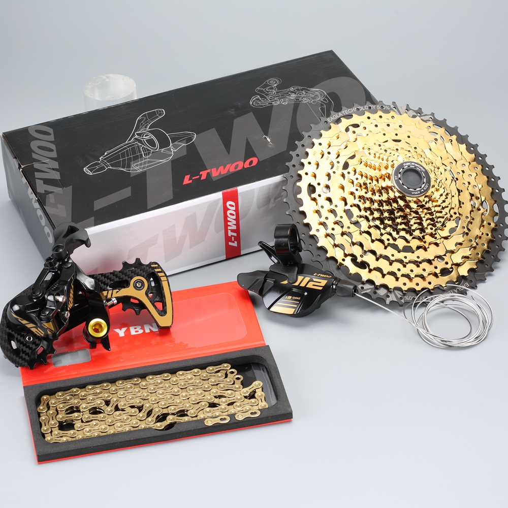 MTB 12 Speed Groupset 12s 11-52T Cassette Shifter Lever Rear Derailleur Gear Chain 12S Gold Kits For Shimano SRAM