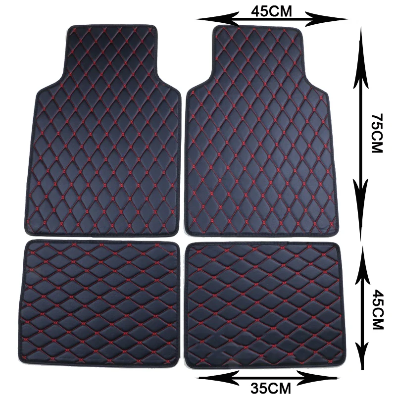 car floor mats Universal for 1 series E81 E82 E87 E88 116i 118i 118d 120i 120d 125i 128i 130i 135i 5D car styling lpet liner smile