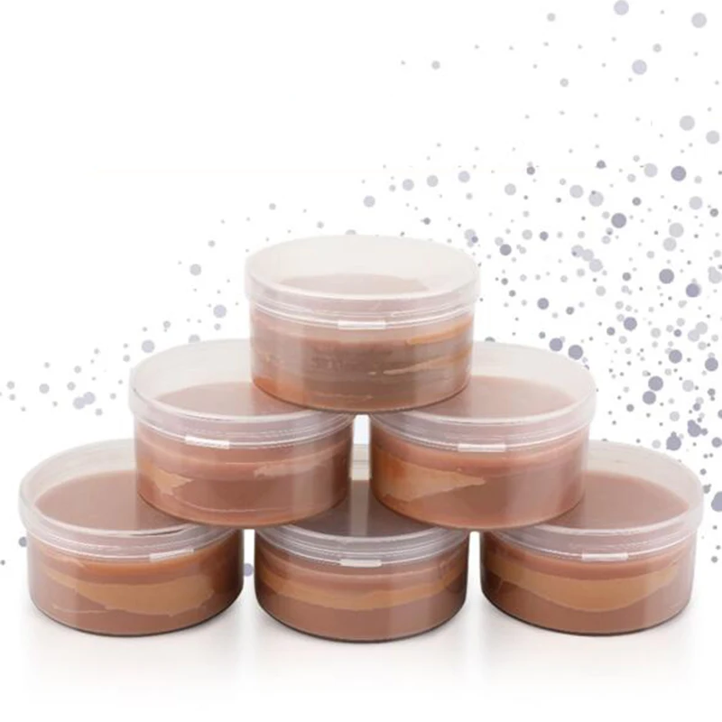d Wax Fake Scar Face Painting Makeup for Halloween Special Effects Stage Wound Skin Body Paint pc Aluminum Box