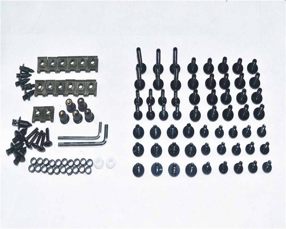 CNC Complete Fairing Bolts Bodywork Screws Nuts Kit For Fit Kawasaki Ninja Z125 ZX-7R ZX-9R ZX-12R