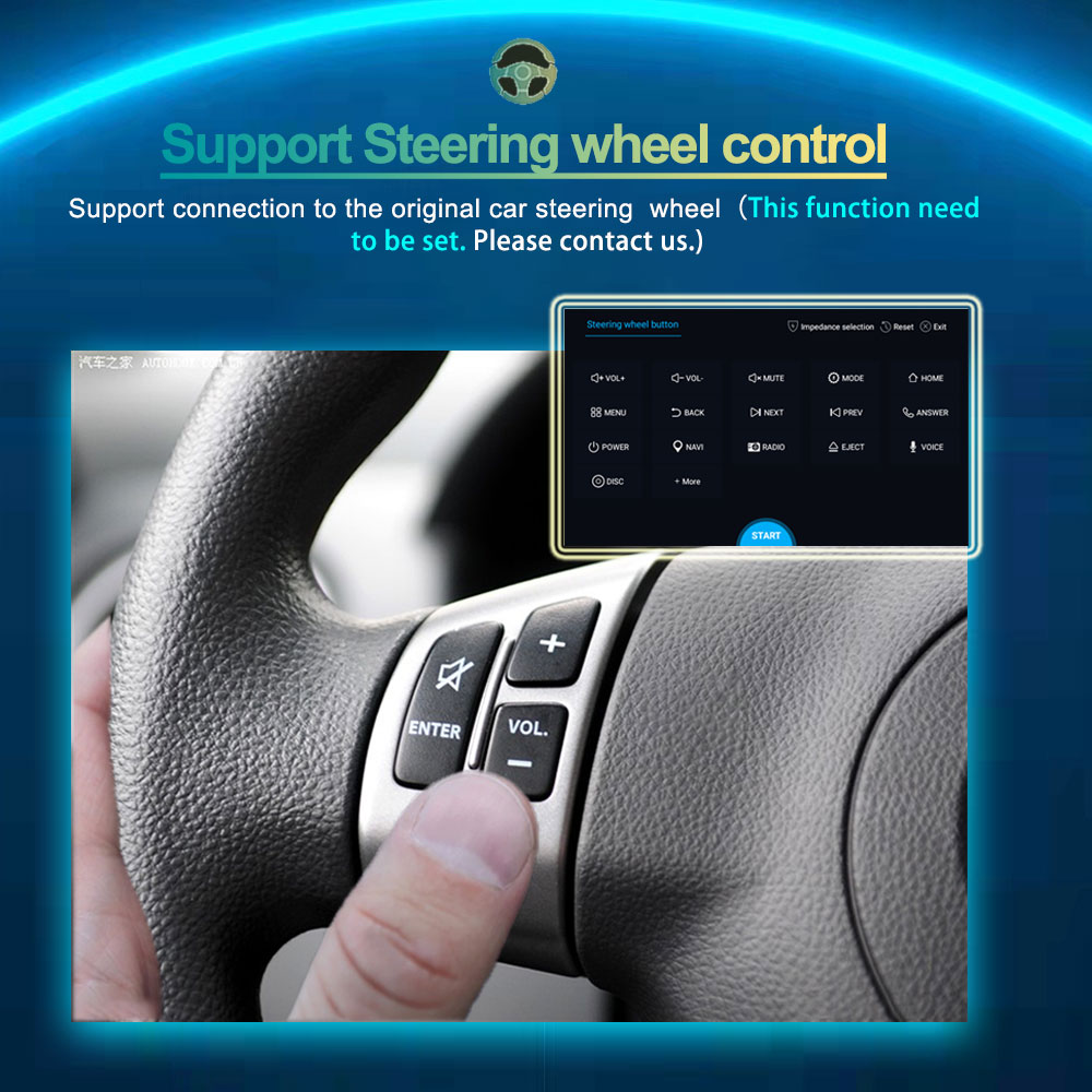 9 Inch Android 11 Radio Stereo For NISSAN WINGROAD (Y12) 2005 2006-2018 Frame cable Multimedia Player 4G LTE Wifi Carplay Auto