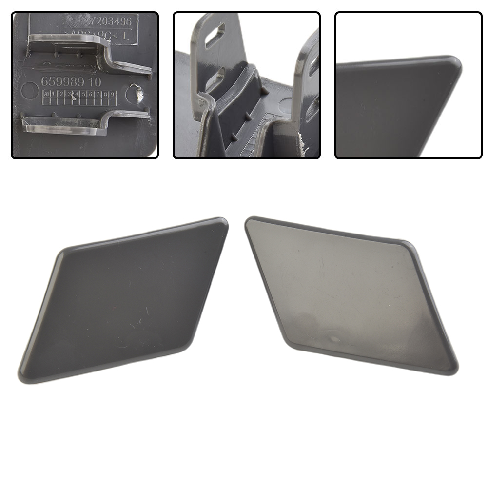 new 2PCS Front 2025 Bumper Headlight Spray Cover Cleaning Cover For X3 E83 04-10 Left & Right 3series E90E91 328i 335i M3 09-12