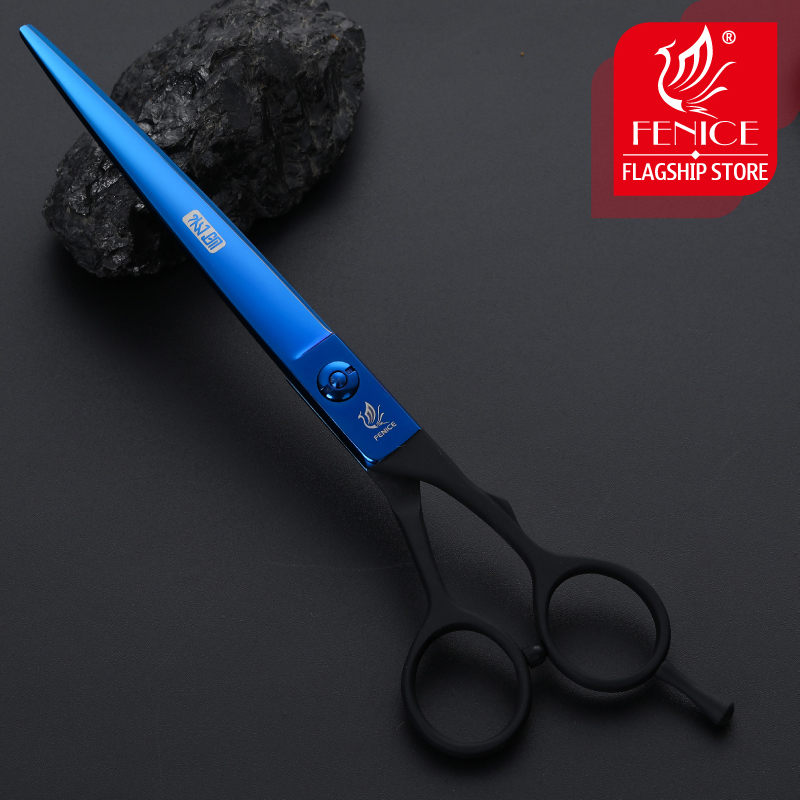 Fenice Professional Pet Dog Grooming Scissors 7 Inch Japan 440C Dog Shears Hair Cutting Straight Scissors