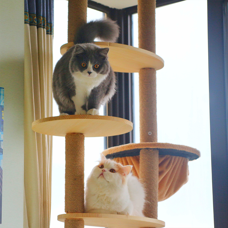 Pet Cat Scratching Post for Cat Tree DIY Cat Climbing Frame Replacement Post Kitten Toy Sisal Rope Entangle Scratch Furniture