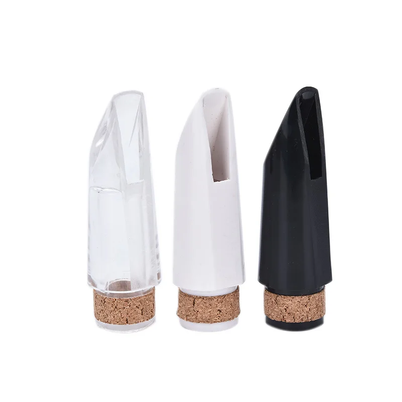 Professional Transparent Clarinet Mouthpiece Woodwind Instruments Part 1pc Mouthpiece For Bb Clarinet Clear / White / Black