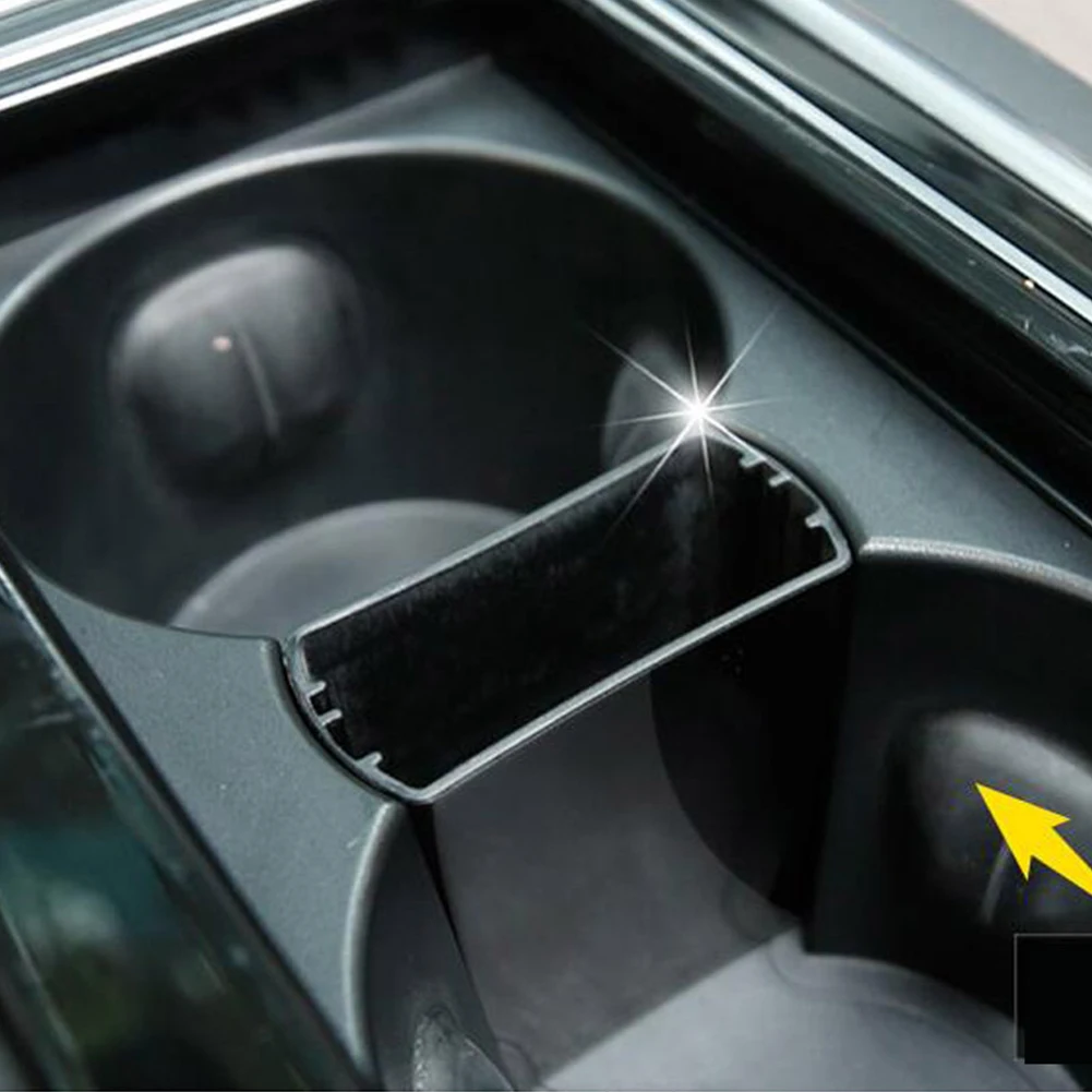 Car Styling Interior Storage Box Cup Holder Tray ABS Sundries Bracket Car Organizer Box for Jaguar XEL / XFL / F-PACE 2016-2019