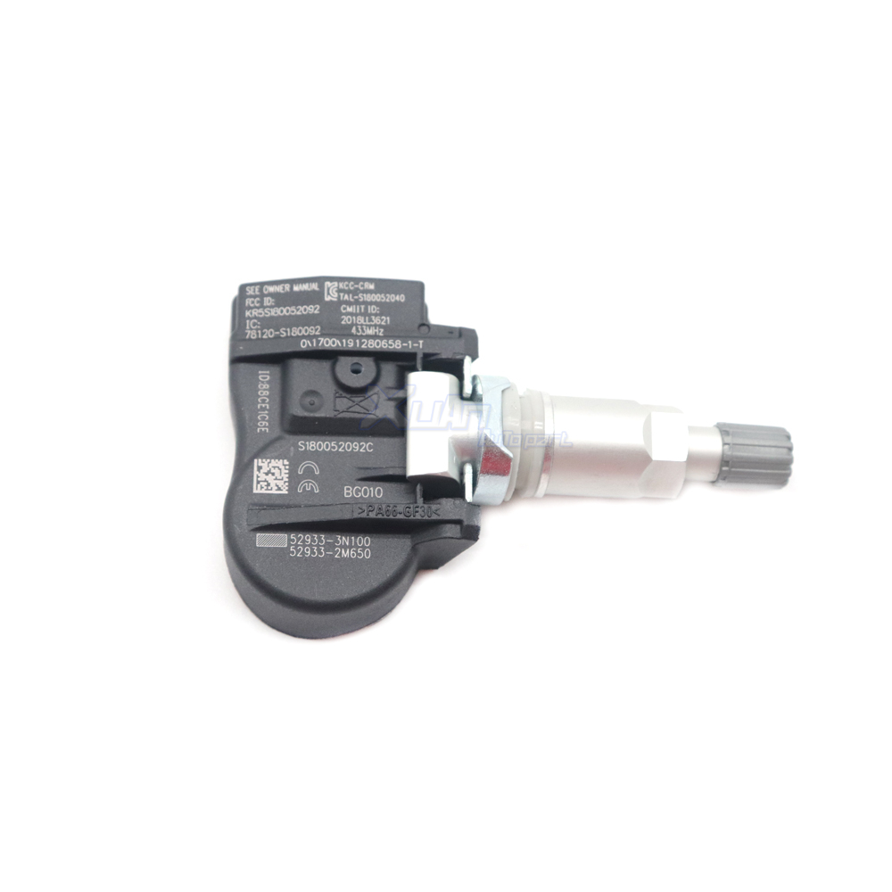XUAN 52933-2M650 52933-3N100 TPMS Tire Pressure Monitor Sensor For Kia Rio Sorento Hyundai Accent 2015-2020 433Mhz 52933-B1100