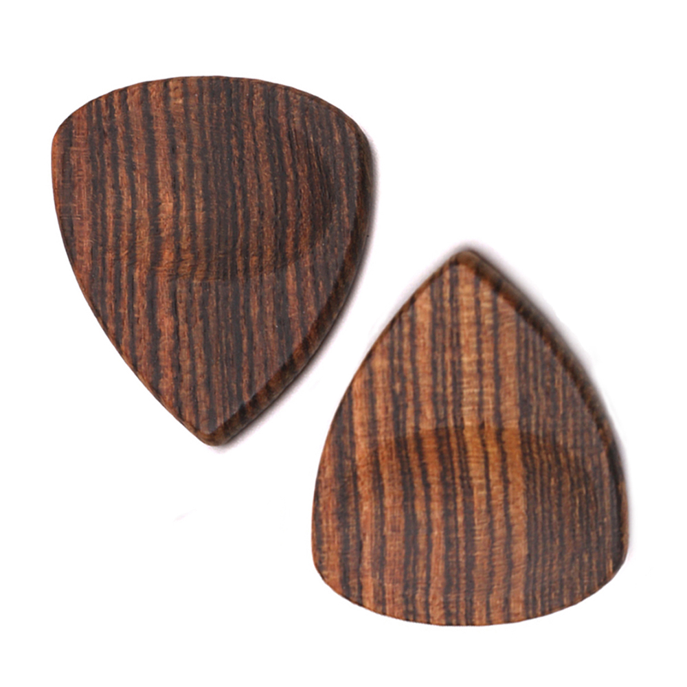 2pcs Wood Guitar Picks Guitar Pick Plectrum for Acoustic Ukulele Bocote Wood Guitar Accessories