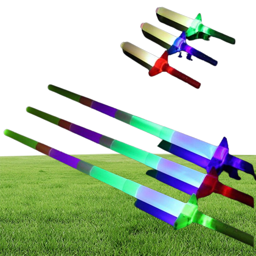 68CM Telescopic Luminous Stick Party Decor Flash Light Up Fluorescent Sword Concert Christmas Carnival Toys Kids Gift 30Pcs4487427