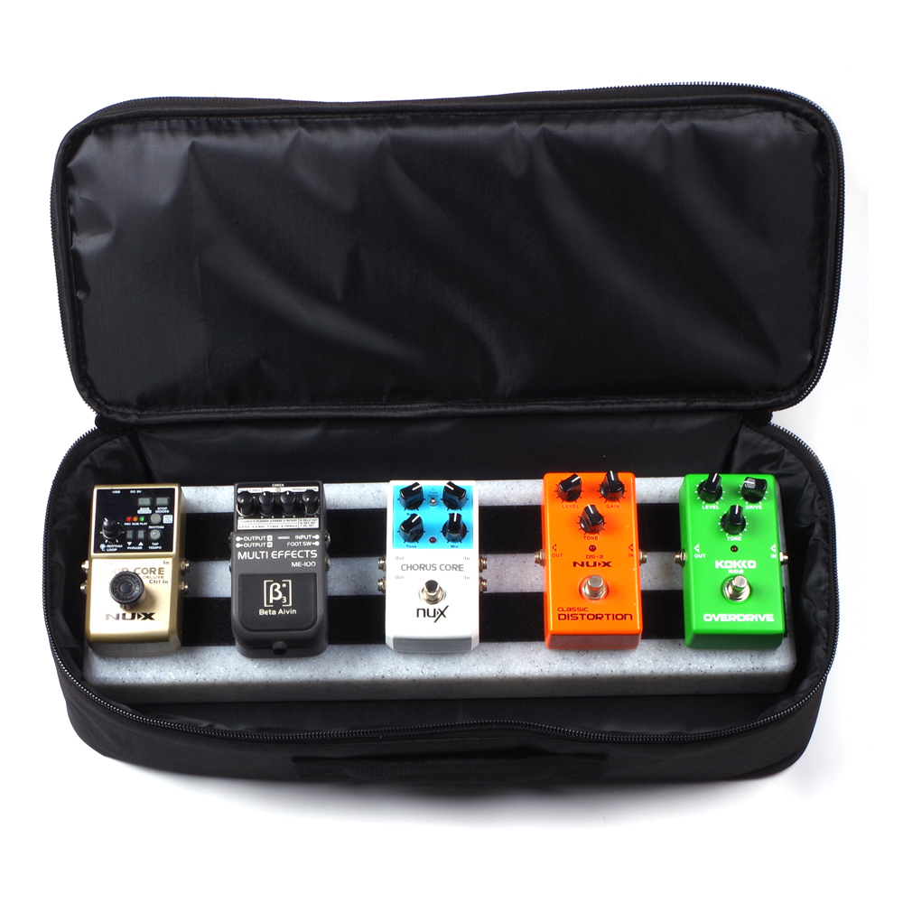 Guitar Effect Pedal Board Pedalboard RockBoard with Magic Tape / Guitar Effect Pedalboard Waterproof Bag Case
