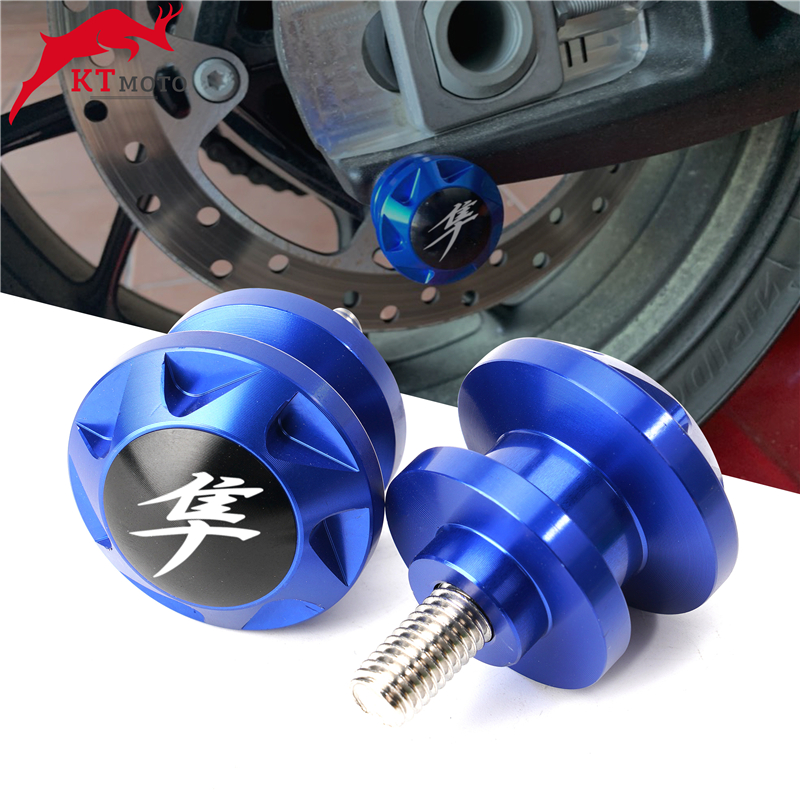 For SUZUKI HAYABUSA GSX-R 1300 GSXR1300 1999-2020 2018 2019 M8 Swingarm Spool Slider Stand Screws Motorcycle Accessories
