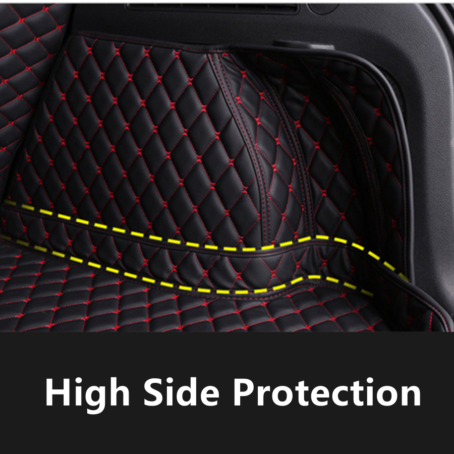 Full Set SJ Custom Fit For CHEVROLET Trailblazer 2019 Auto Fittings Waterproof Car Trunk Mat Tail Boot Tray Liner Rear Cargo smile